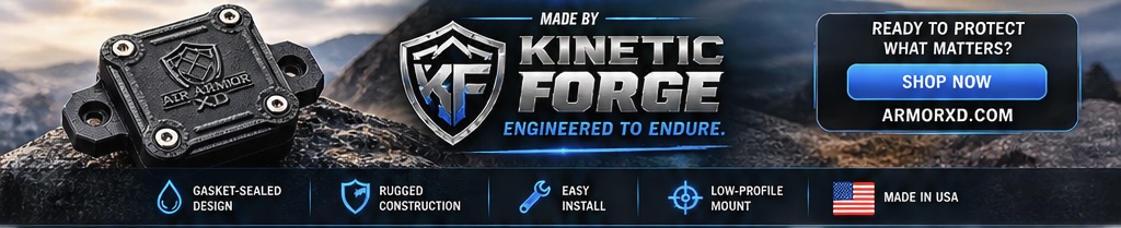 Made by Kinetic Forge — Engineered to Endure.